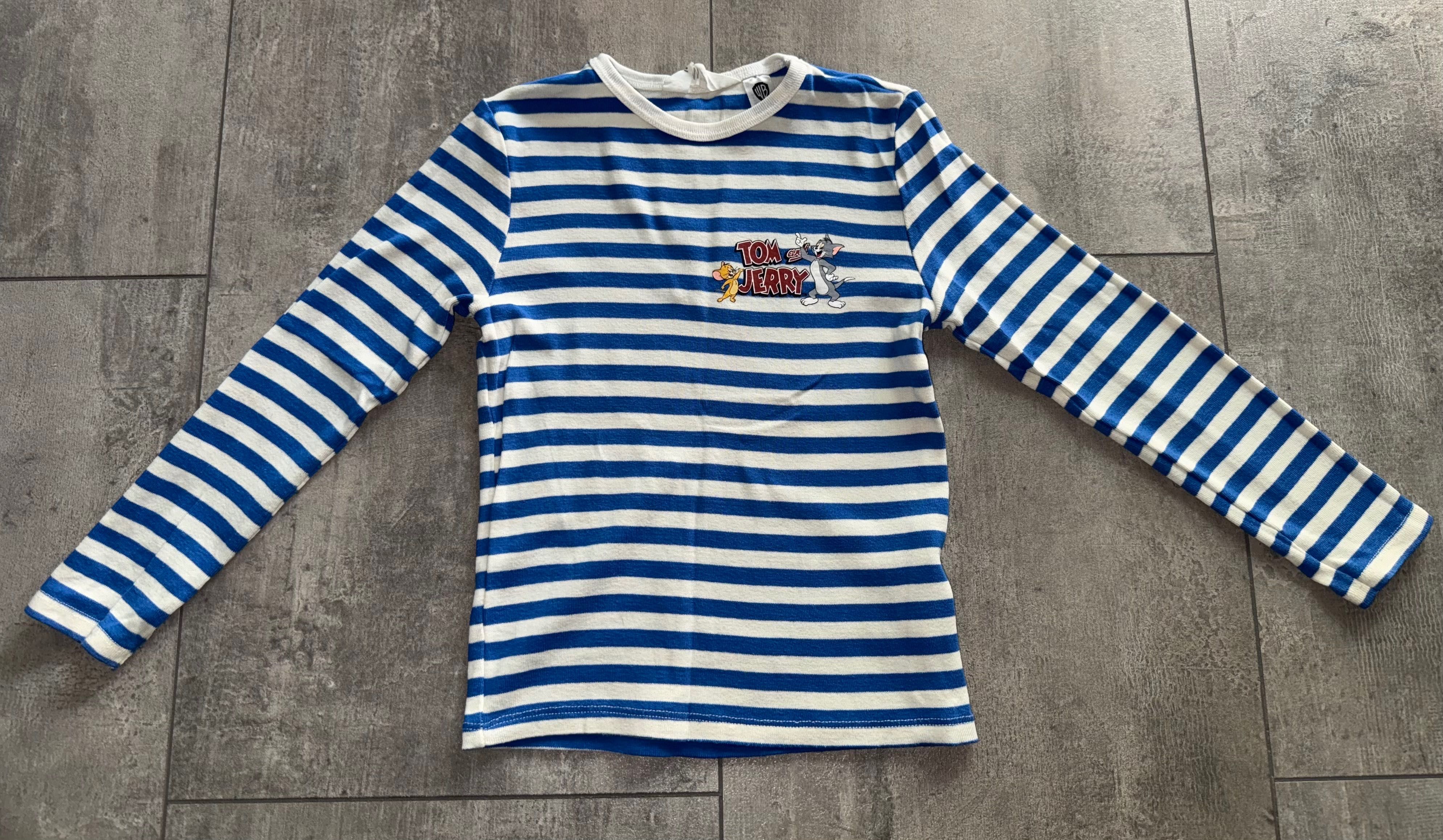 Bluzeczki 2szt. Longsleeve Tom&Jerry H&M roz.122/128