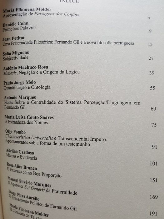 Mariana Filomena Molder (org.) - Fernando Gil: Paisagens dos confins