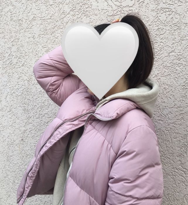 Жіноча куртка Bershka рожева