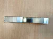 Bransoletka Swatch, rozciąga się, aluminium, stan BDB
