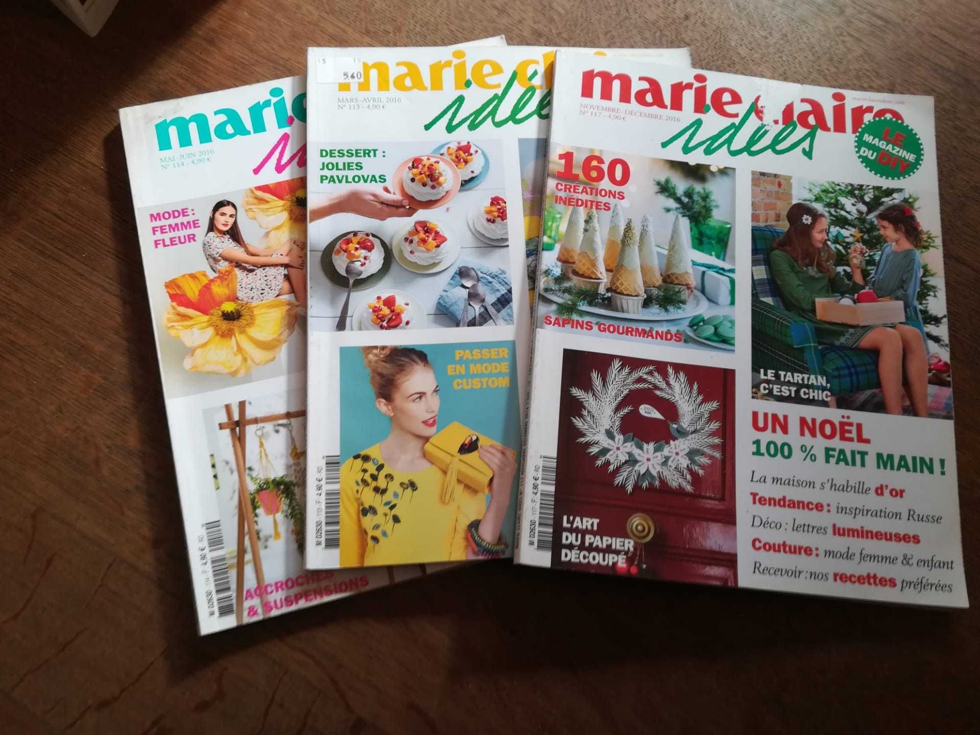 Revistas antigas "Marie Claire Idées"