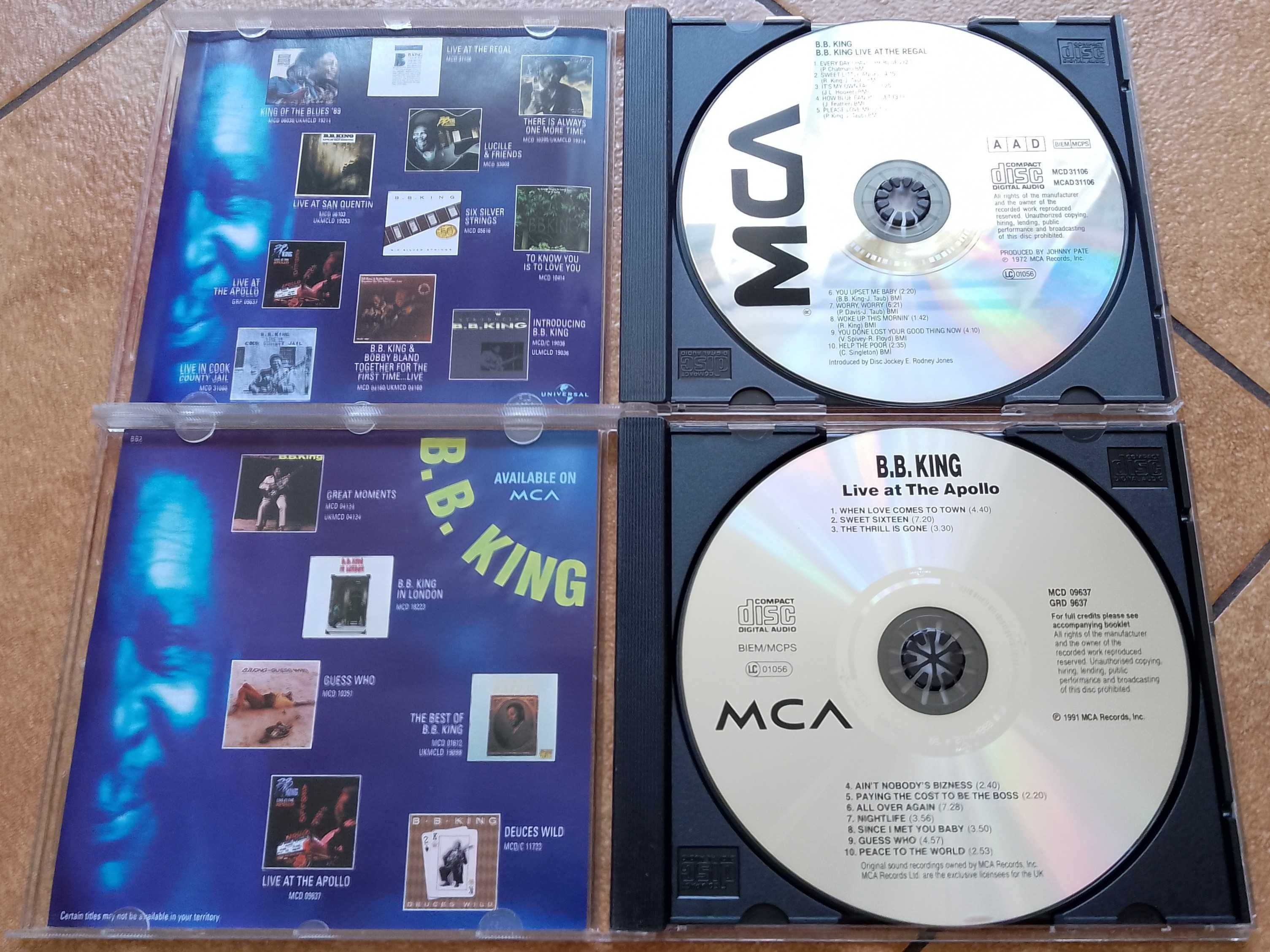 B.B. King With Friends Deuces Wild Live At The Apollo Regal 4CD GRATIS