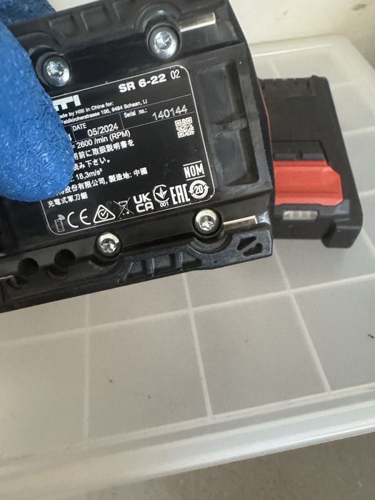 Hilti SR 6-22. Pila szablasta