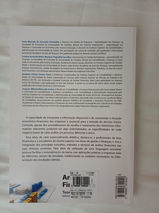 Livro - Análise Financeira - Teoria e Prática