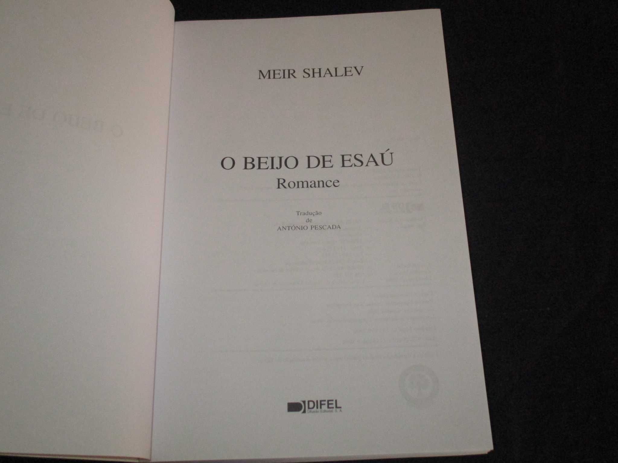 Livro O Beijo de Esaú Meir Shalev Difel