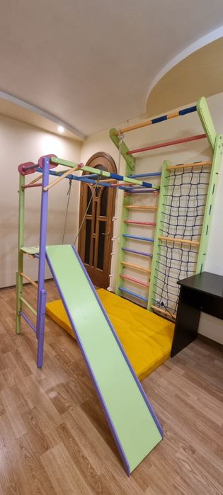 Дитячий домашній спортивний куточок Ліана  кольоровий і