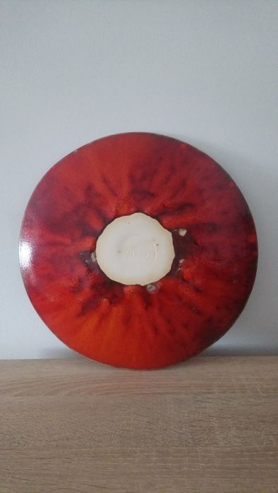 Talerz HTceram, czerwony