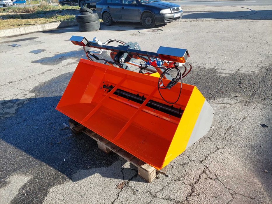 Posypywarka Samozaładowcza WOPROL POS 1,2 m - Idealna do Mini ciągnika