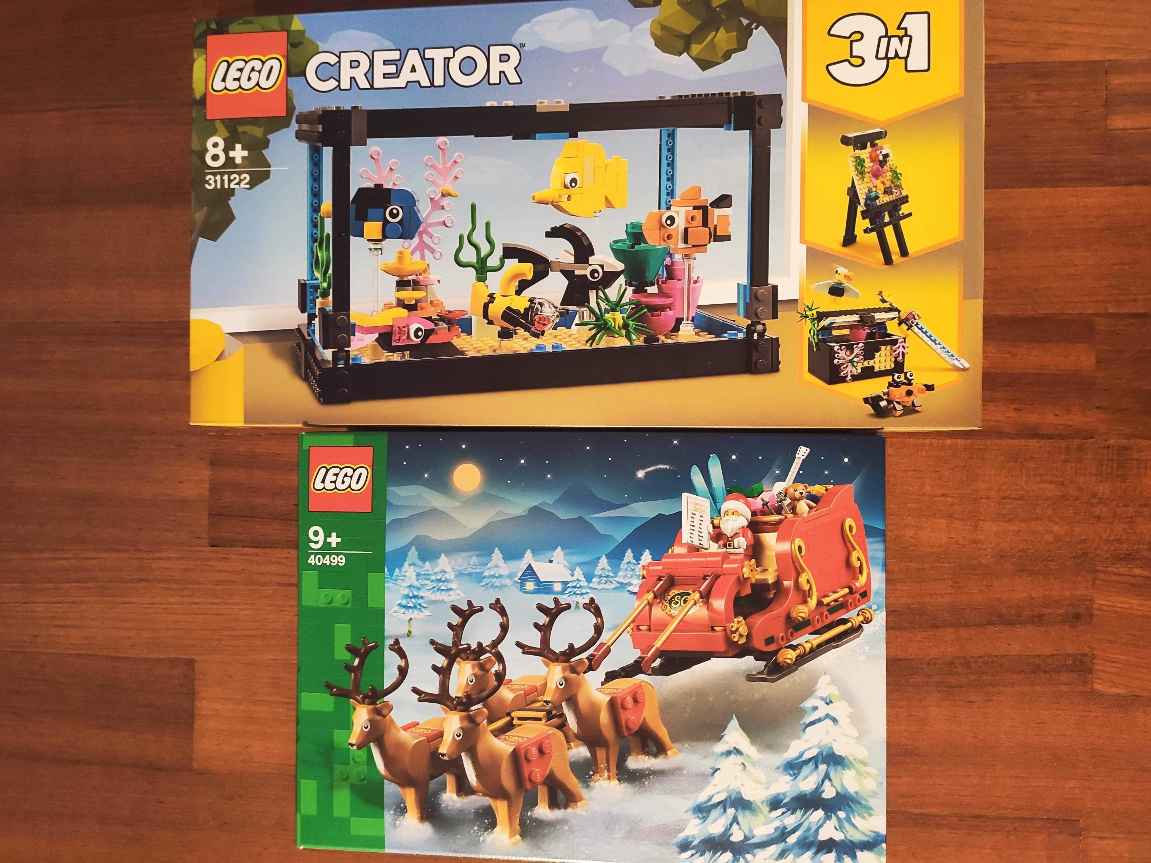 Lego 40499 Trenó do Pai Natal 31122 Aquario Creator