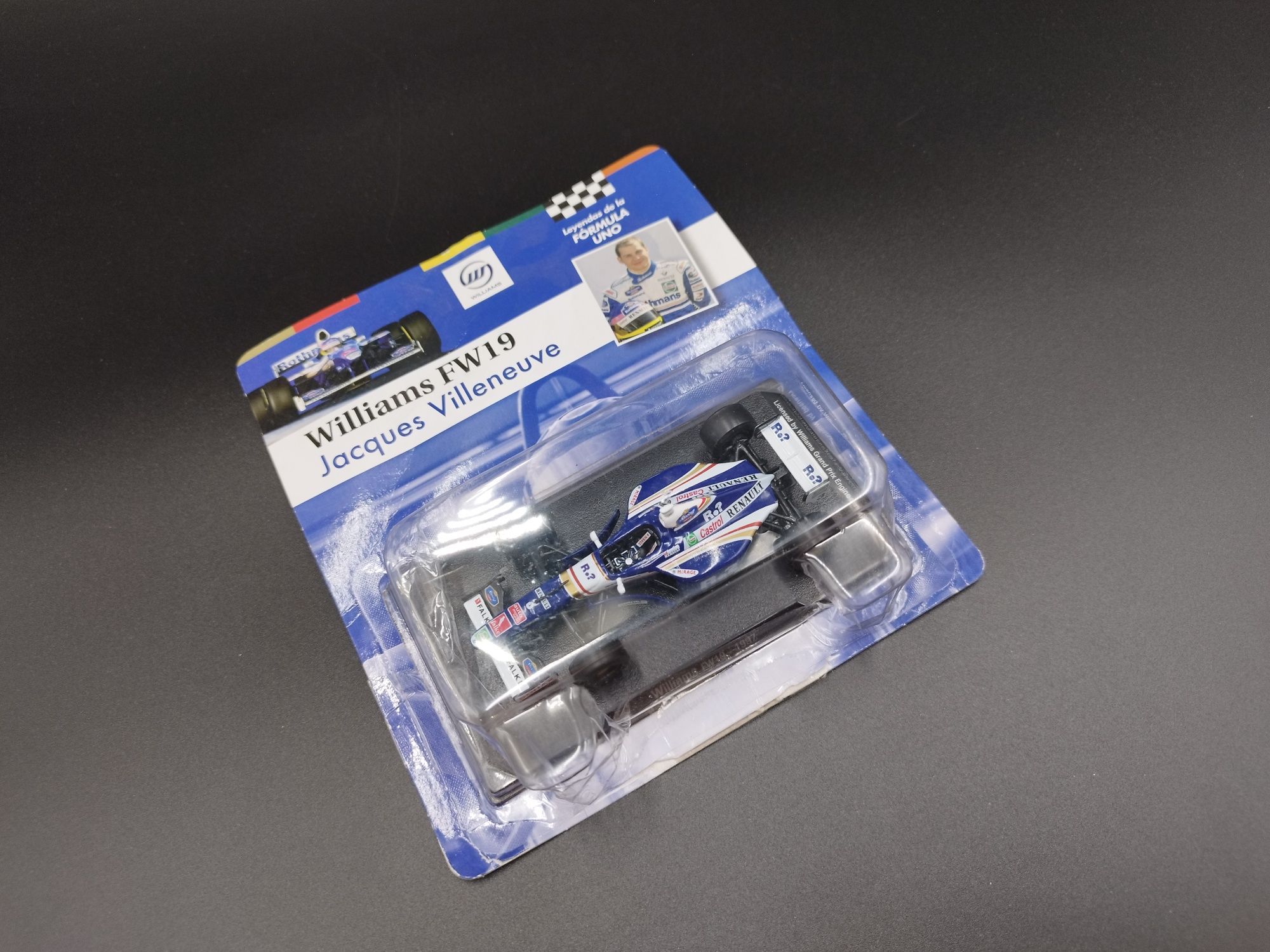 1:43 editorial Sol90 1997 F1 Williams FW19 Jacques Villeneuve