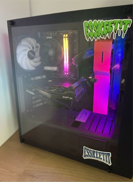 PC Desktop Gaming Ryzen 5 + RX 7600, 32 GB RAM