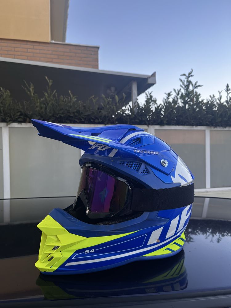 Capacete moto cross