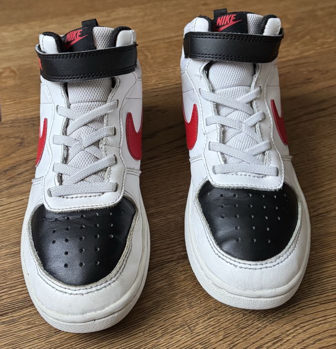 Nike кроссовки высокие хайтопы кожа р.34 (21,5 см)