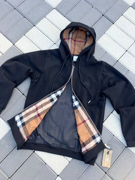 ‼️ ЦІНУ ЗНИЖЕНО‼️ Зіпка Burberry / Зіп Худі Барбері кофта на замку