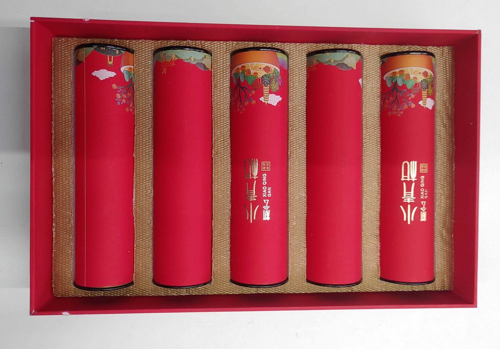 Преміальний Шу Пуер у Золотистому Мандарині, ПОДАРУНКОВИЙ НАБІР 25 ШТ