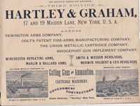 Catálogo de armamento da Hartley & Graham