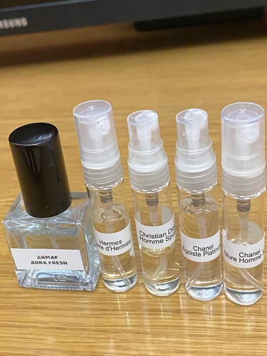 Отливанты: Chanel Allure Homme Sport , Dior Homme Sport , Egoist Plati