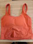 Biustonosz/Crop Top miedziany/pomarańczowy roz. M