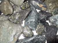 Kamień akwarystyczny serpentynit toczony ZIELONY do akwarium