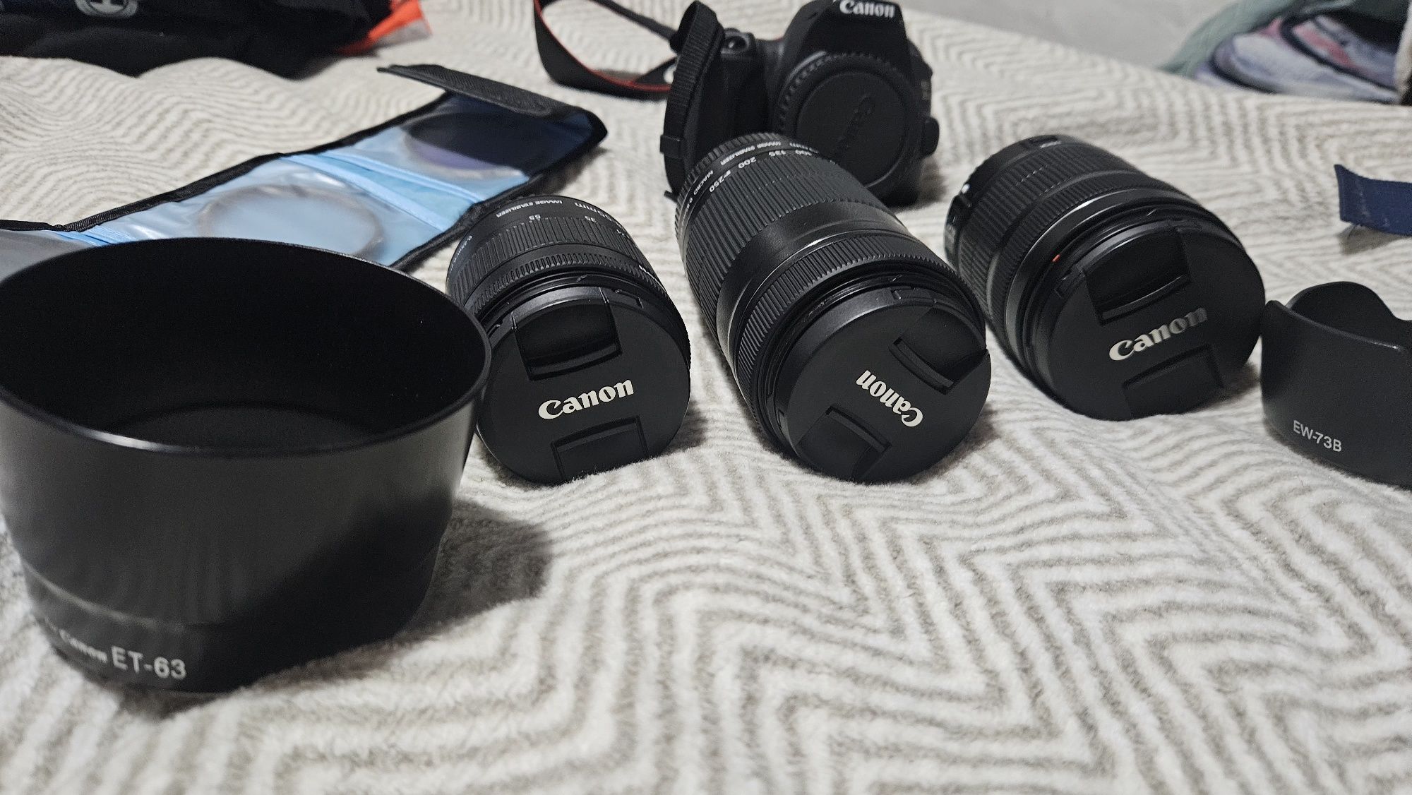 Canon 250d + 2 lentes