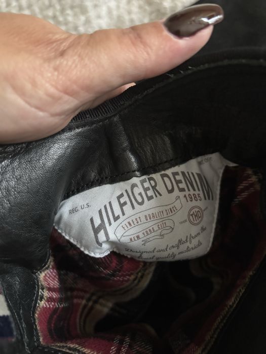 Tommy Hilfiger kozaki zamsz 38