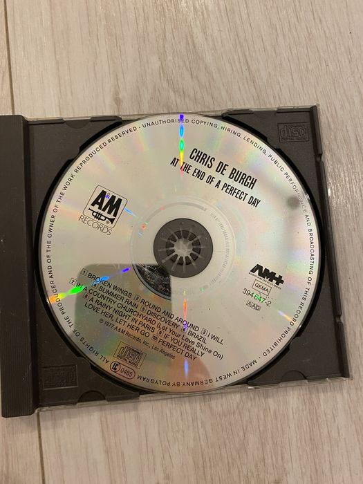 Chris the burch at the end of a perfect day cd