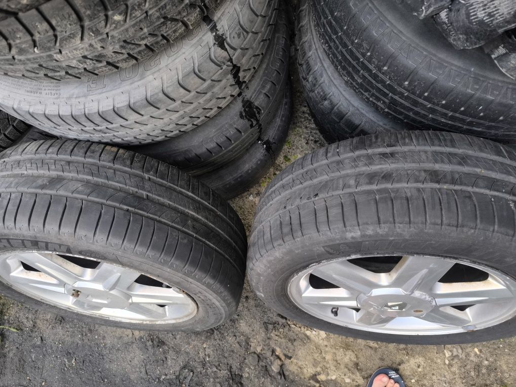 Koła alufelgi  16 5x108 renault opony Michelin letnie 205/55/16