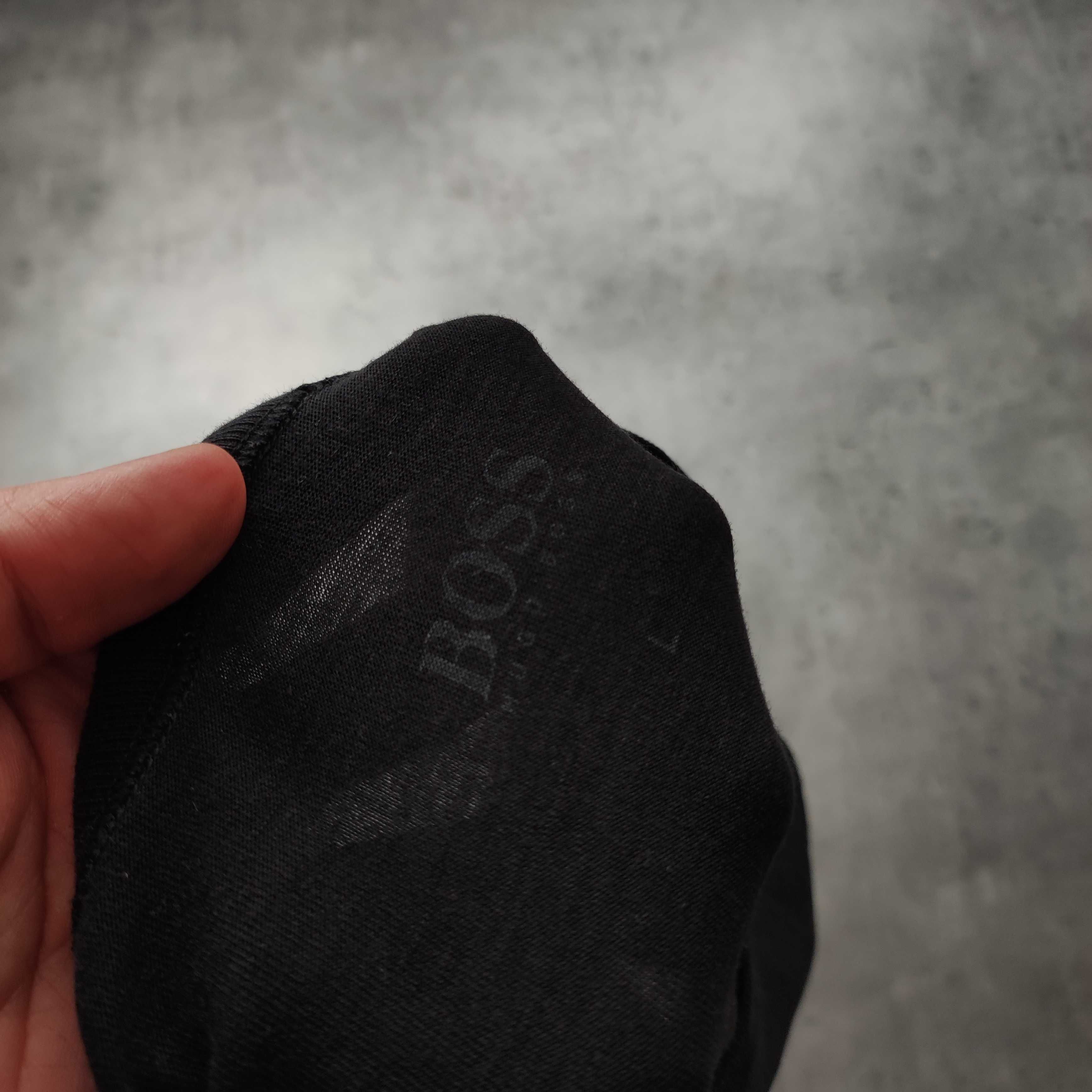 MĘSKA Koszulka Bawełna PREMIUM Hugo Boss Elegancka Basic Czarna