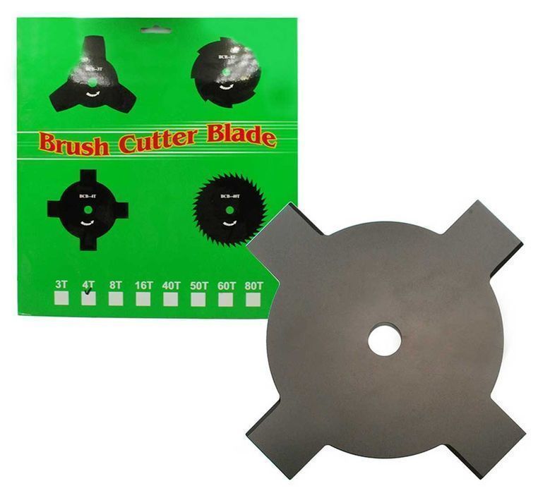 Нож триммера - косы 4-T черн тип2 (d25*181 мм) , шп016
