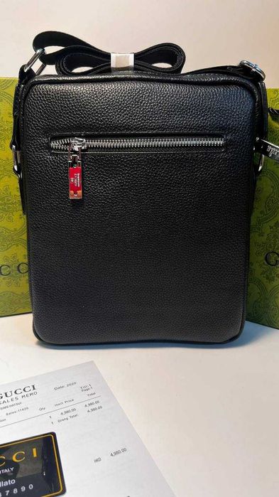 Męska torba torebka Listonoszka, skóra 66262-1