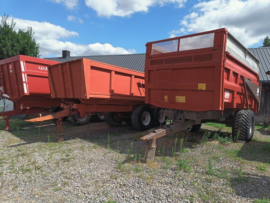 Przyczepa skorupa wywrotka tandem