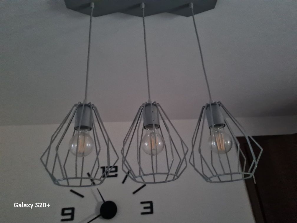 Żyrandol lampa sufitowa klosz  wisząca z regulacją tanio