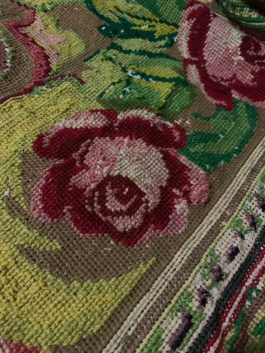 Ковер гобелен ручная работа вышитый крестиком