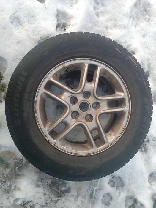 felgi aluminiowe opony zimowe  Land rover discovery 3 7j 17 et53