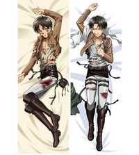 Dakimakura Eren i Levi (Attack On Titan) Poszewka – 140X4cm