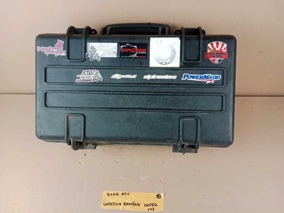Quad ATV Skrzynia Kufer Tył Bagażnik Walizka Schowek centralny