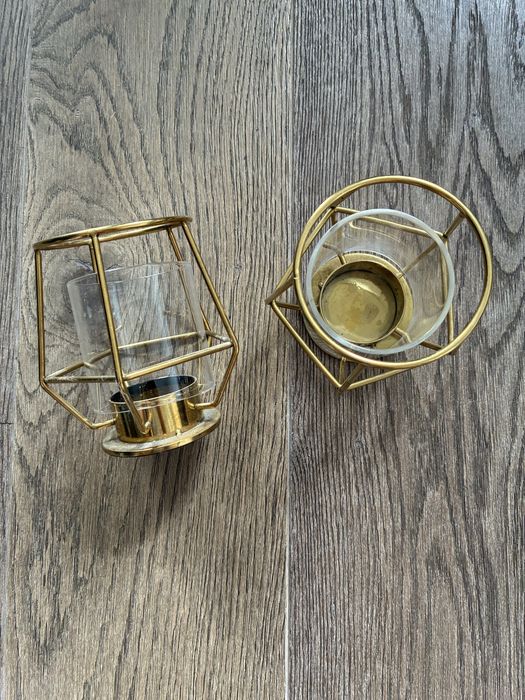 Zestaw dwóch świeczników