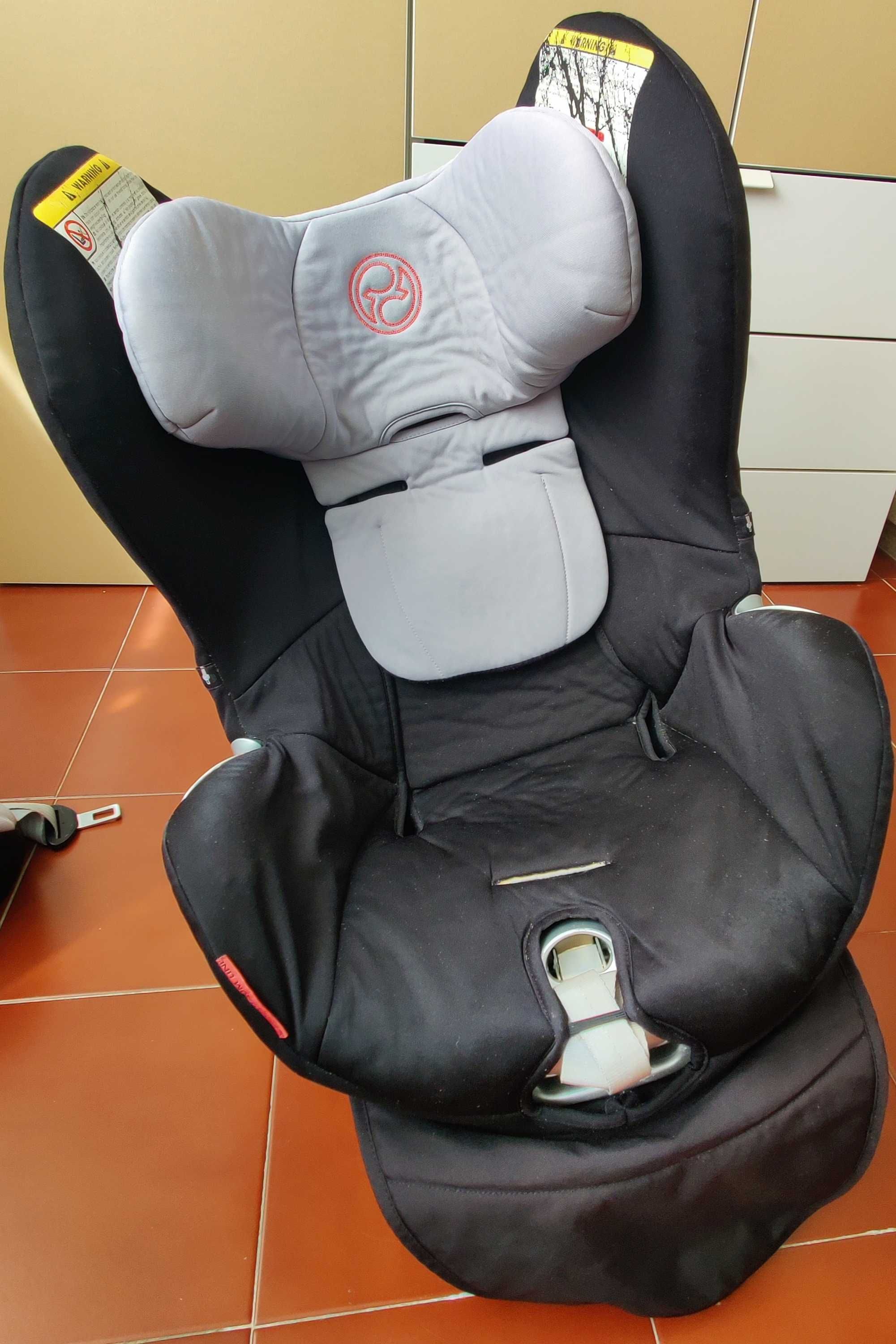 Caseira auto cybex sirona, isofix, rotatória, 0 aos 4 anos
