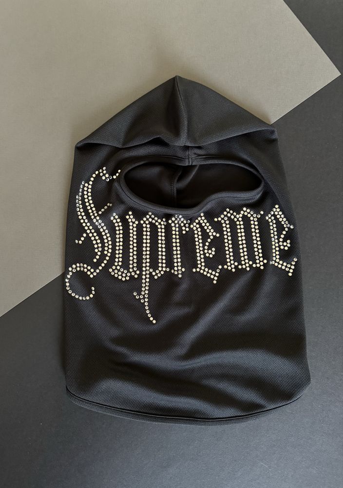 Балаклава Supreme Rhinestone Balaclava Black