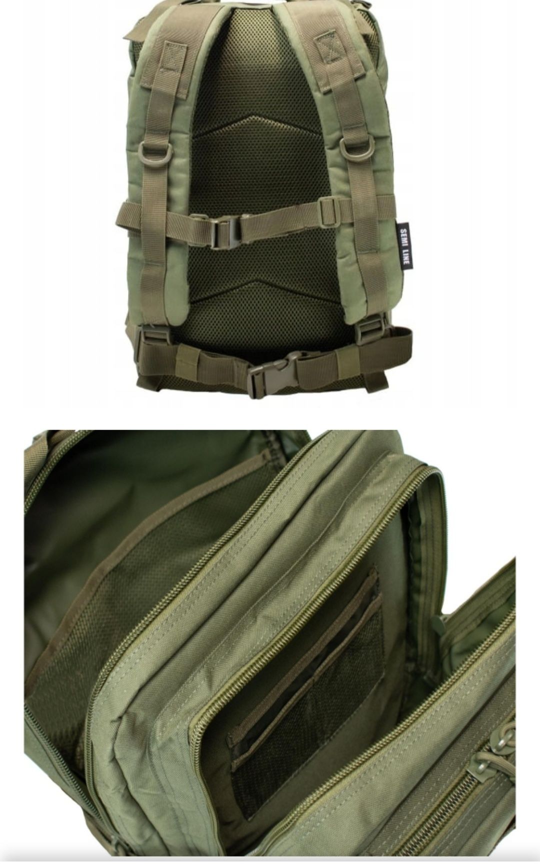 Plecak taktyczny military Semi Line 20-40 l khaki