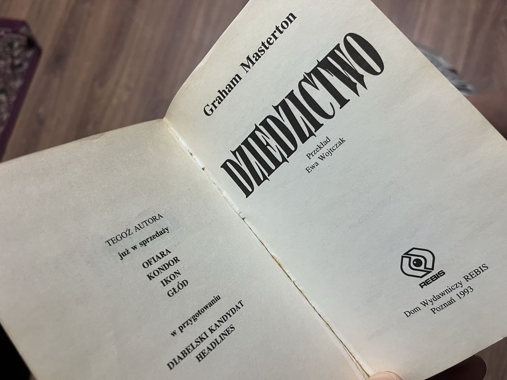 Dziedzictwo - Graham Masterton
