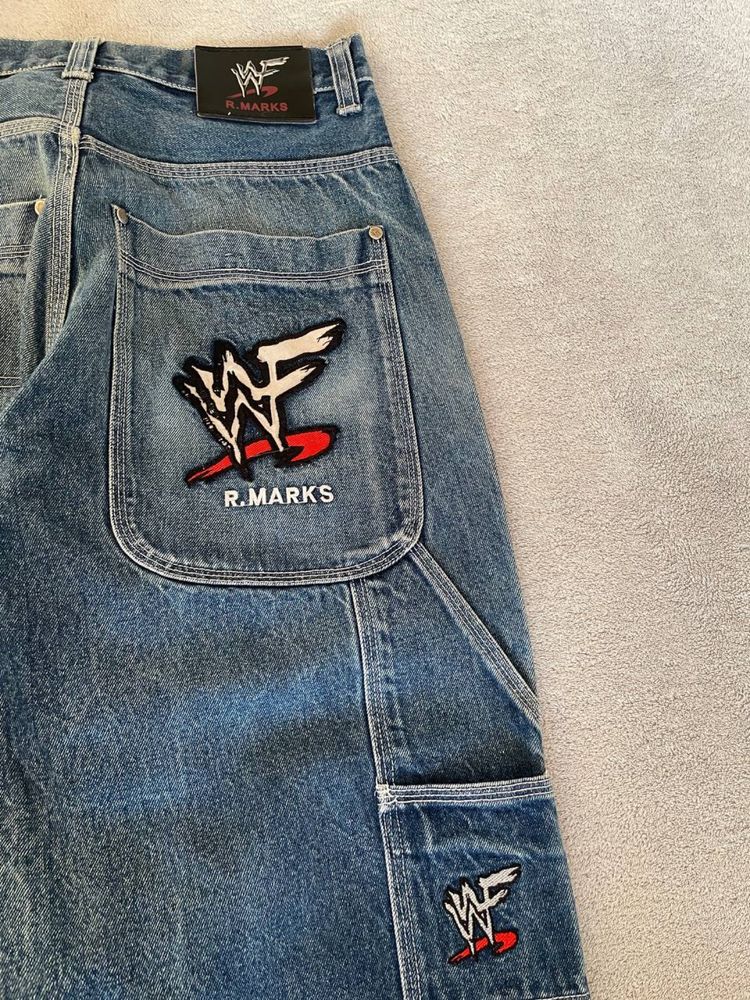 Джинсы широкие rap pants R.Marks