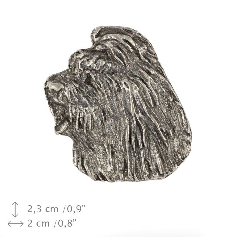 Owczarek staroangielski Bobtail pin posrebrzony w pudełku Art-Dog