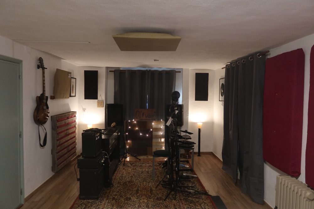 Estúdio de gravação em Valongo com espaço de lazer