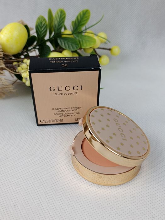 Gucci Blush De Beauté Tender Apricot 02 – Róż do policzków i powiek