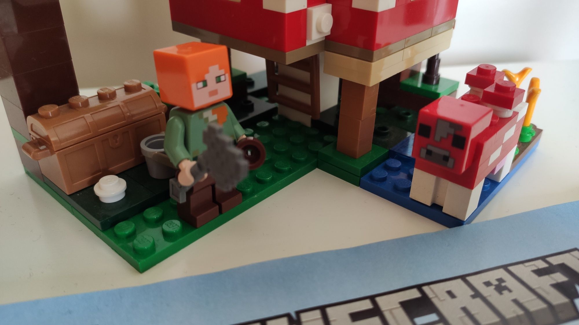 Klocki LEGO Minecraft 21179 Dom w grzybie kompletne