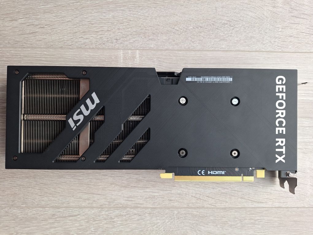 MSI GeForce RTX4060Ti Ventus 3X 8GB GDDR6