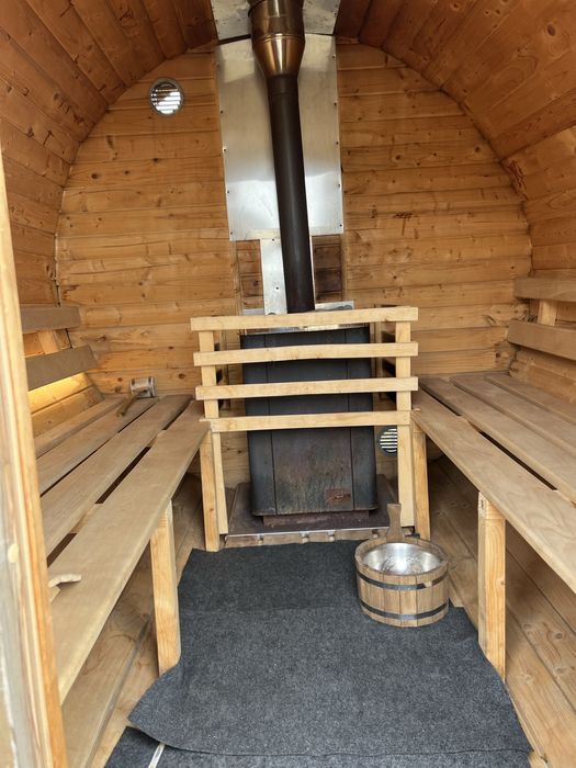 Sauna ogrodowa mobilna drewno gratis