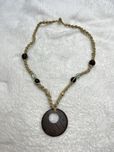Naszyjnik egzotyczny handmade koraliki szklane drewniane boho etno 27