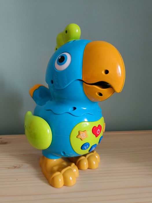 Interaktywna zabawka papuga gaduła